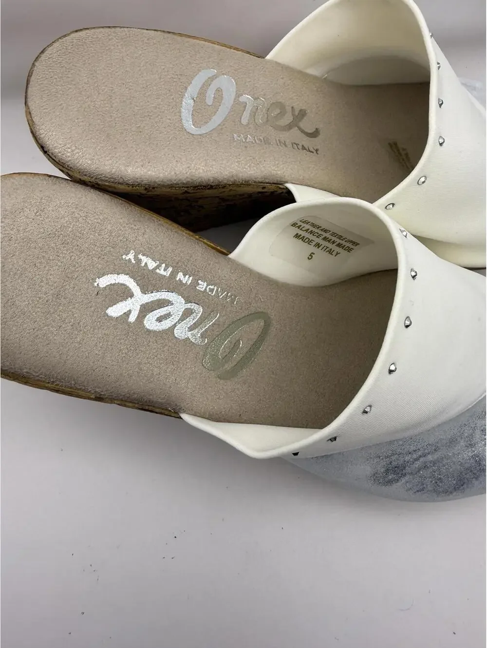 Onex Women's, Cathi Sandal Size 5 Women's Wedge Slide Sandals with Cork Platform
